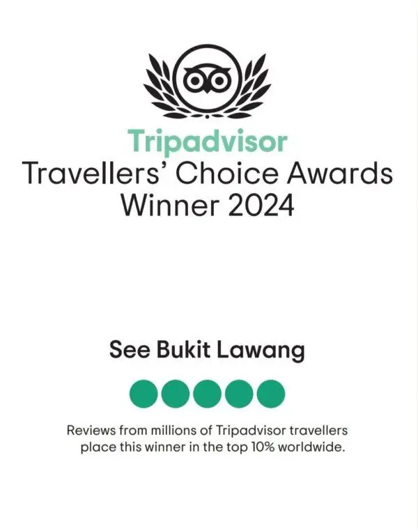See Bukit Lawang TripAdvisor Award
